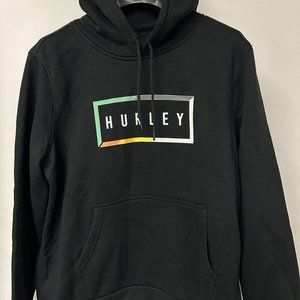 HURLEY MEN'S FLEECE HOODIE (MEDIUM) BLACK